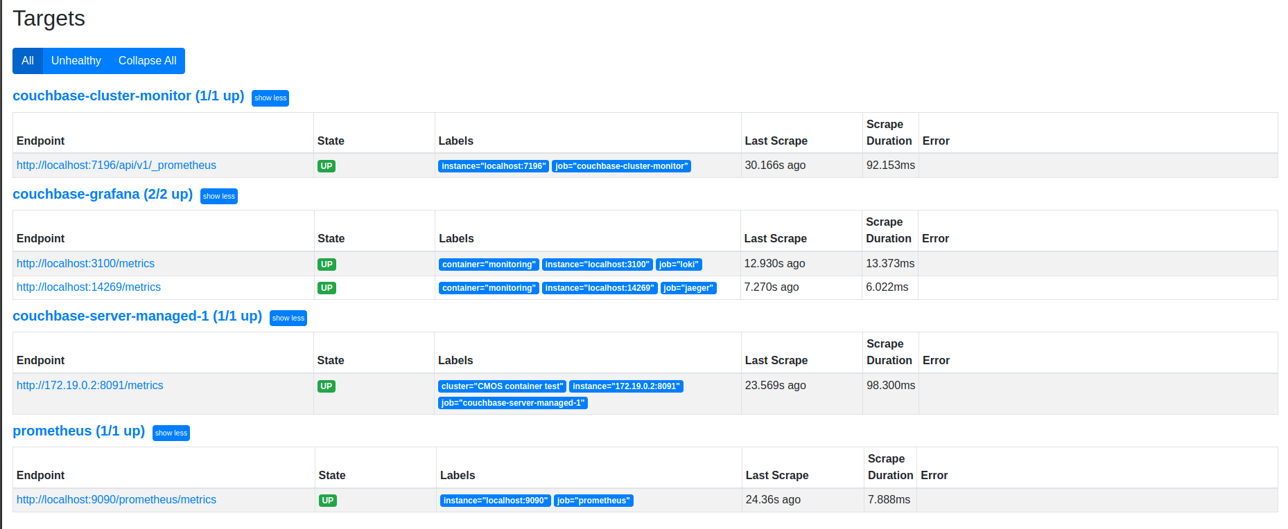 prometheus target vm