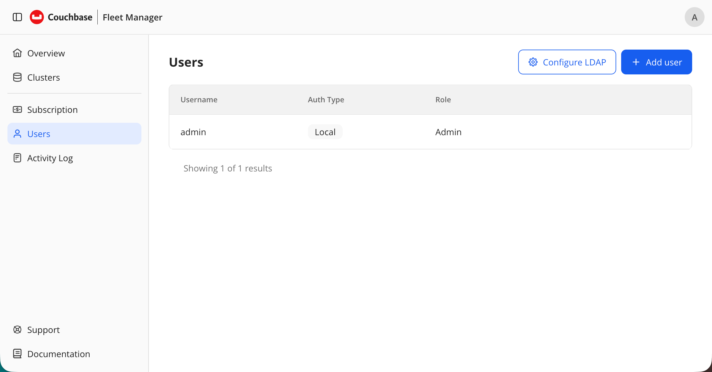 user list