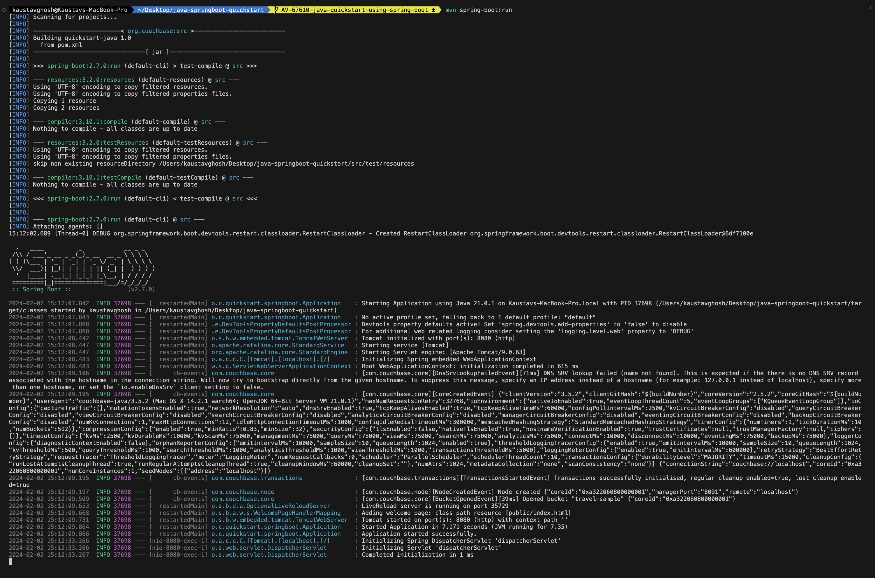 Startup Logs