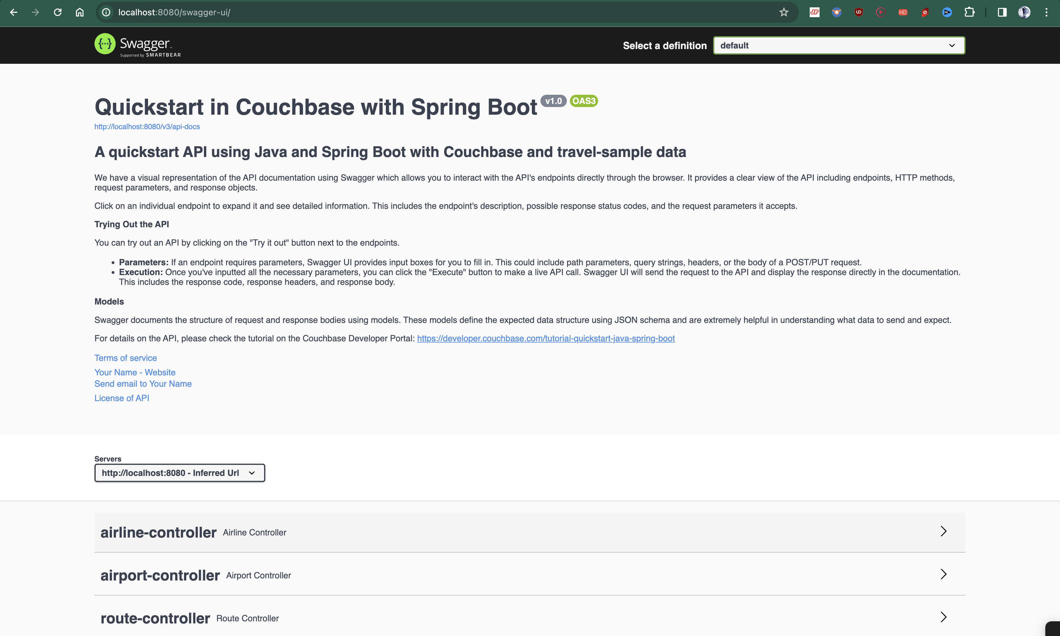 Swagger Documentation