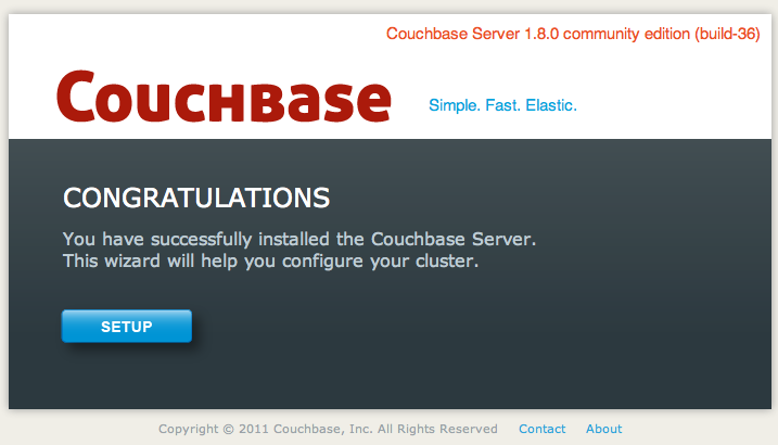 Couchbase Serverのセットアップ