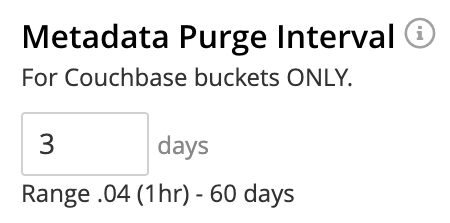 meta data purge interface