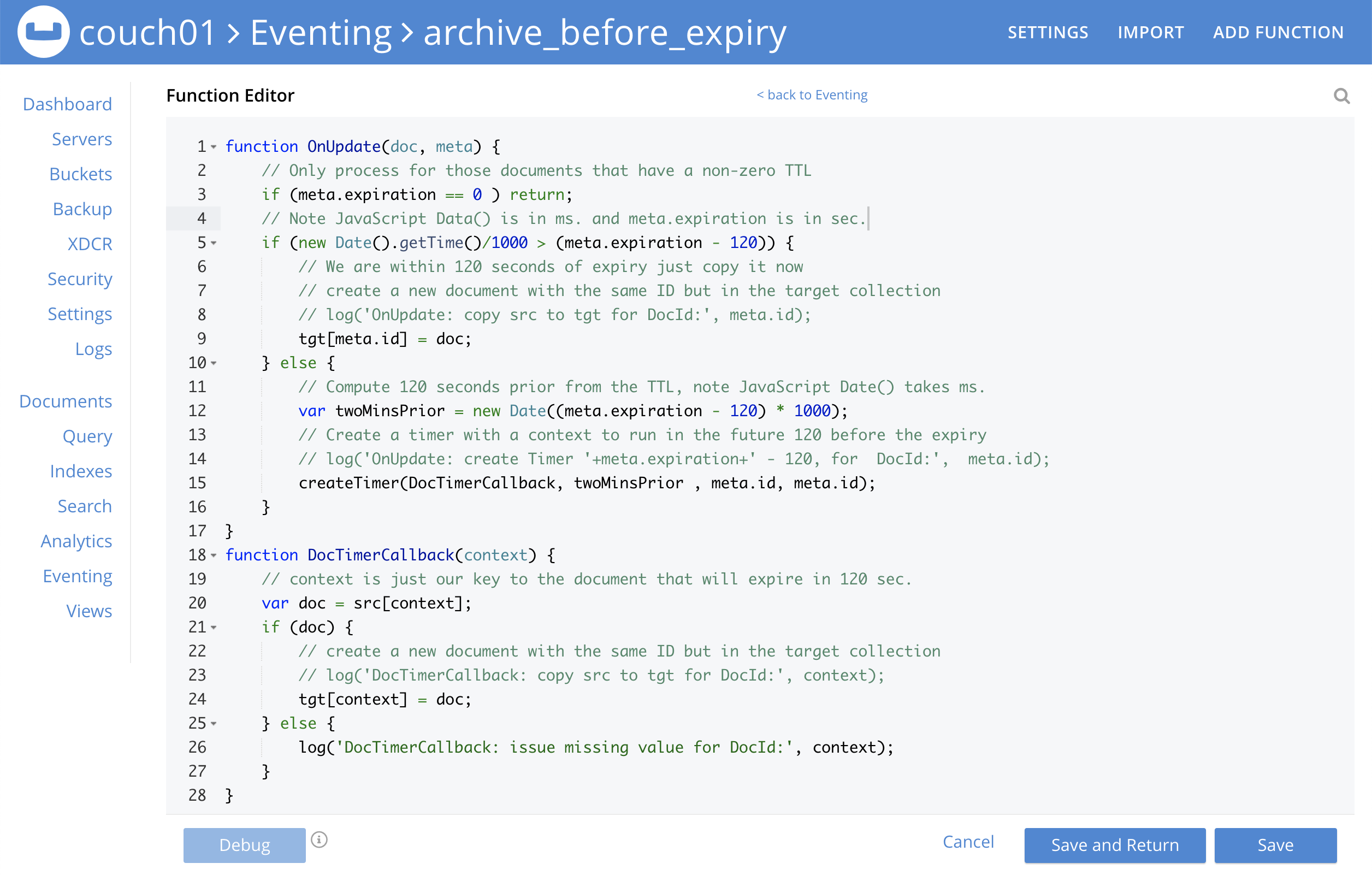 docarchive 03 editor with code
