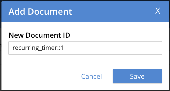 recurring timer 01 add document