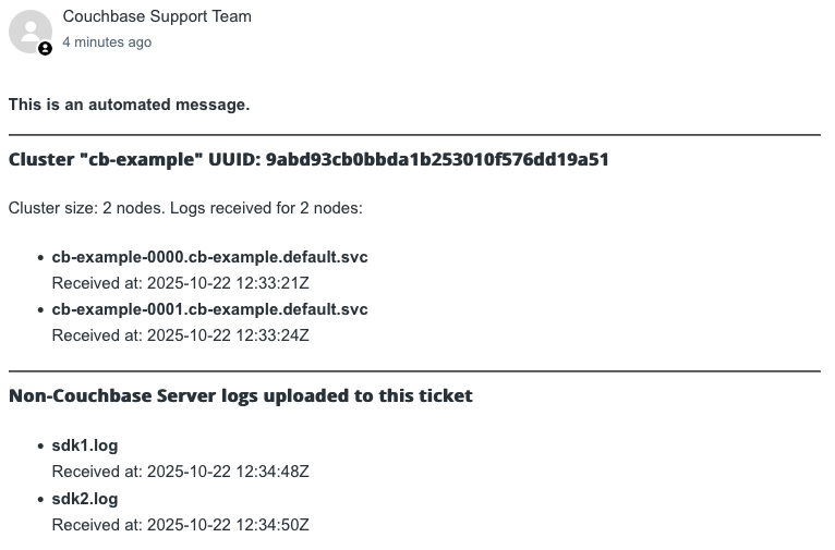 uploadAcknowledgement