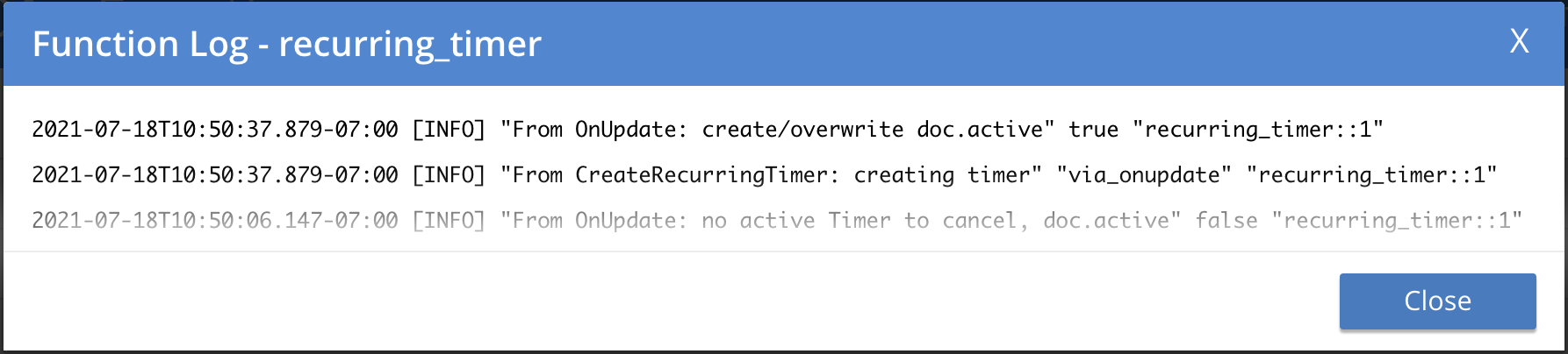 recurring timer 04 log active1