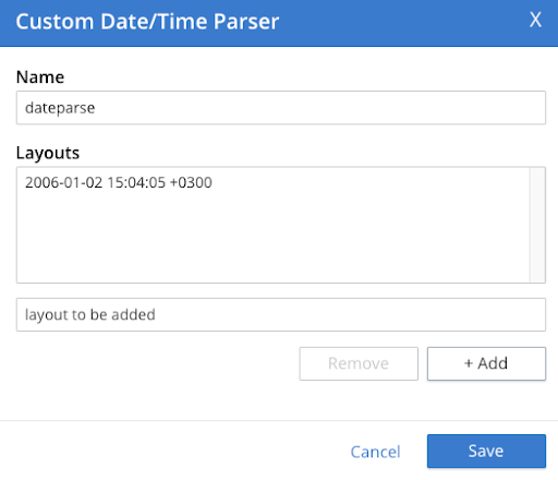 fts custom date time parser example