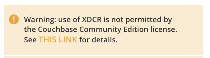 xdcr console message ce
