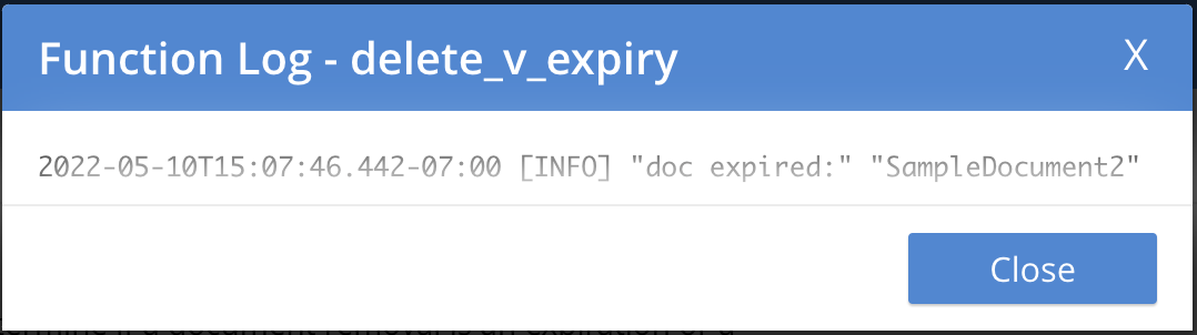 del v expiry 05 log expired