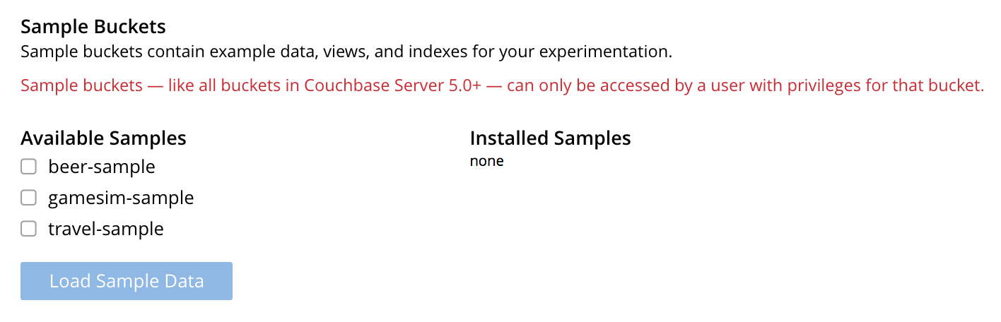 settings samples
