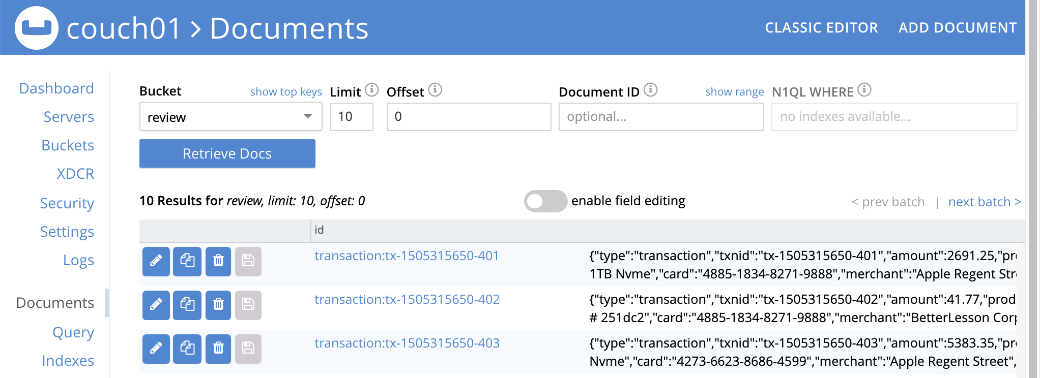 high risk txns 08 bucket documents