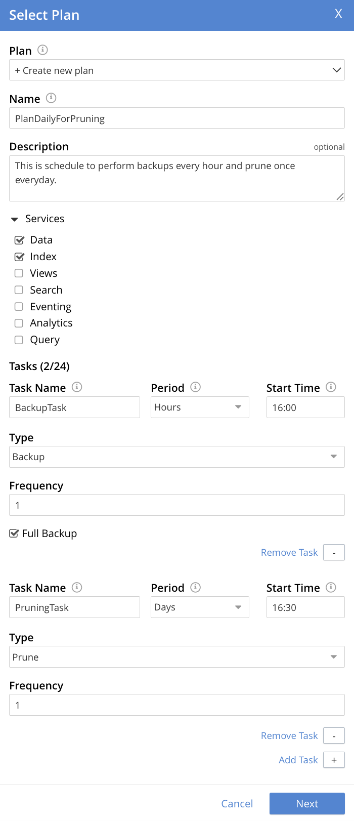 add pruning task