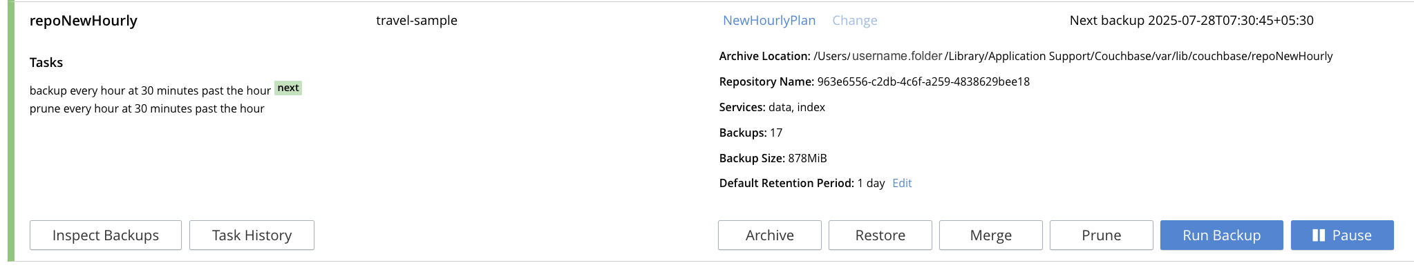 prune backup page