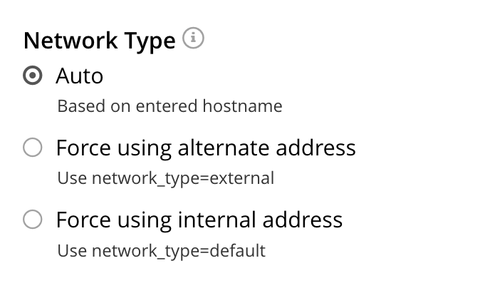 network type add remote