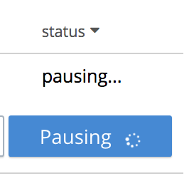 xdcr pausing notification